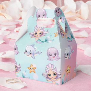 Mermaid Photo under the sea birthday Favour Box
