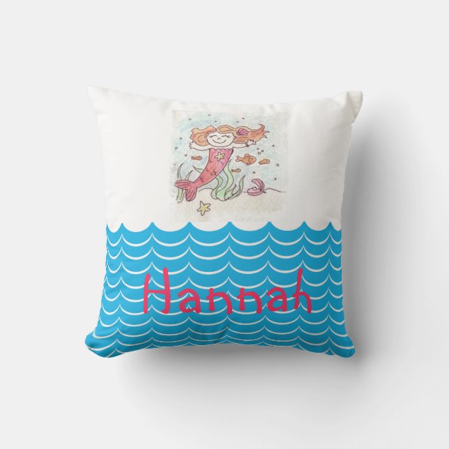 Mermaid Pillow (Front)