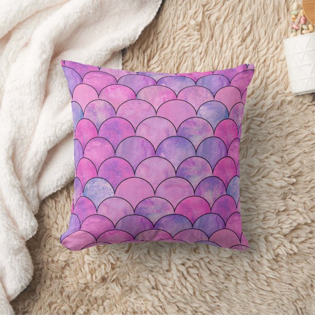 Mermaid pillow, cute pillow, cushion (Blanket)