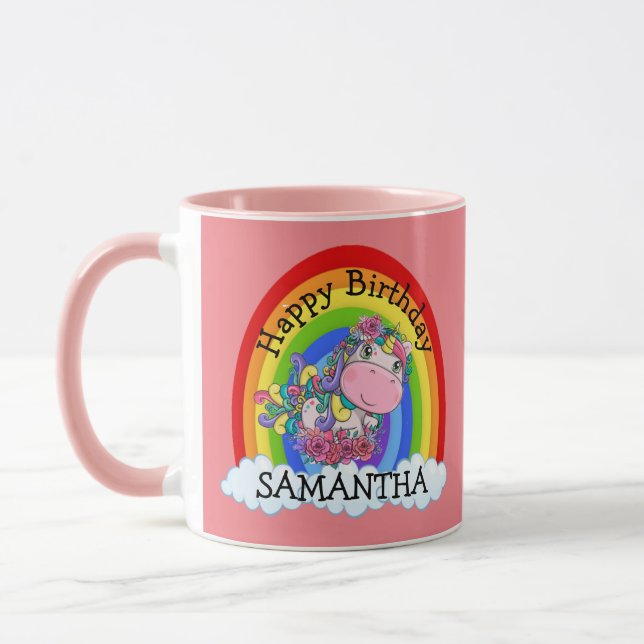 Mermaid Pink  Mug (Left)