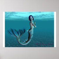 mermaid pinup