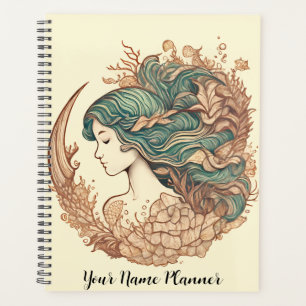 Mermaid Planner with Name Customisation