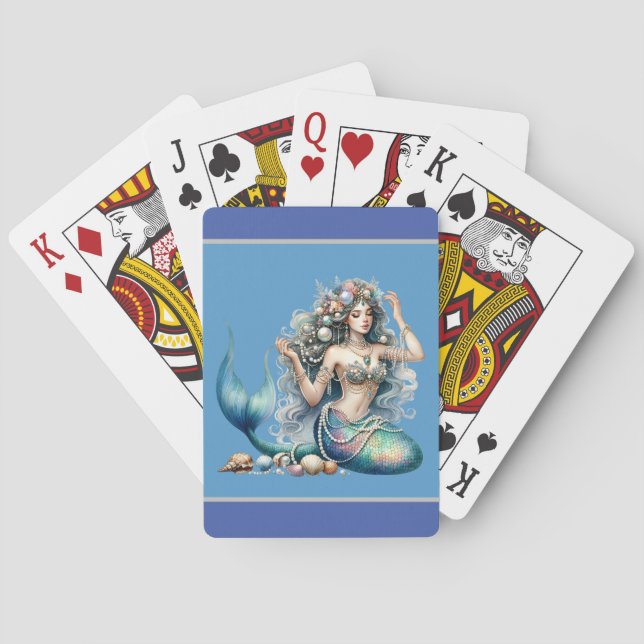 Mermaid Playing Cards (Back)