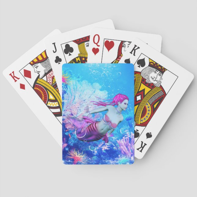 Mermaid Playing Cards (Back)