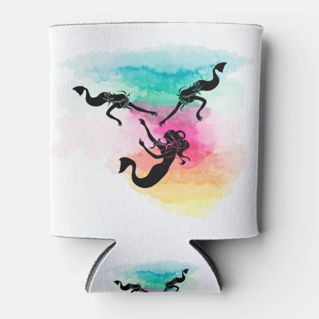 Mermaid Pod Can Cooler (Front)