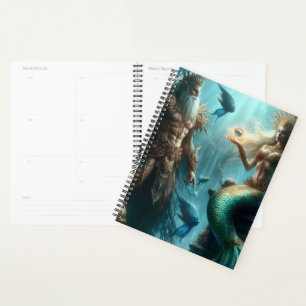 Mermaid Poseidon Calendar Planner