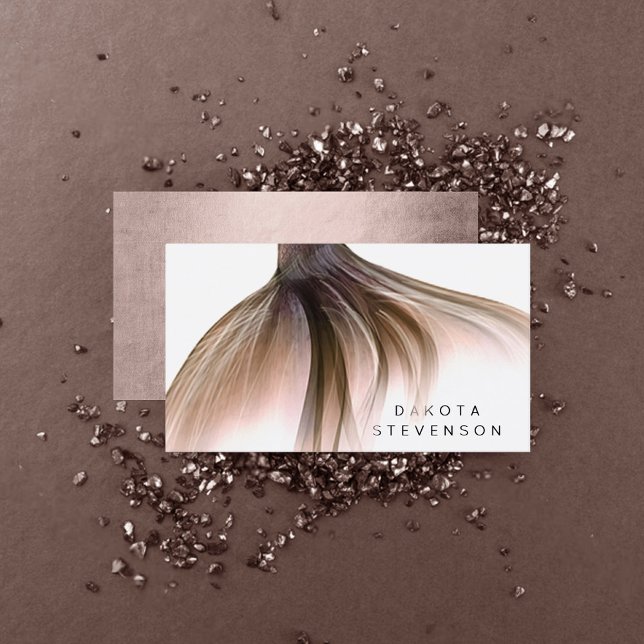 Mermaid Posh Tail | Dusty Terracotta Branding Business Card (Creator Uploaded)