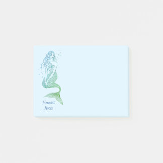 Mermaid Post-It Notes