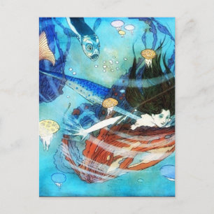 Mermaid postcard