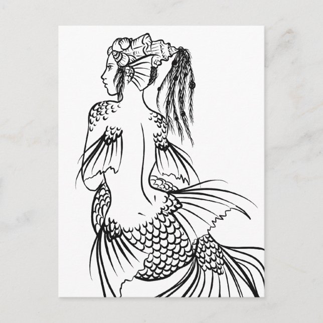 Mermaid Postcard (Front)
