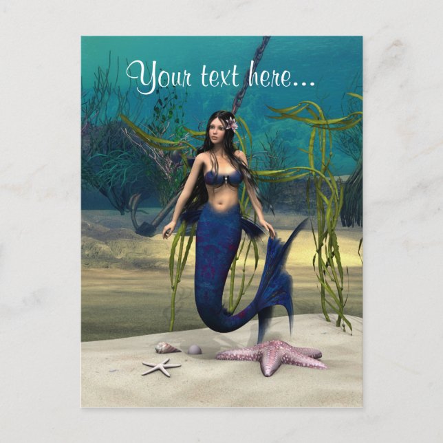 Mermaid Postcard (Front)