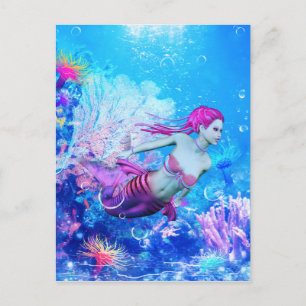 Mermaid Postcard