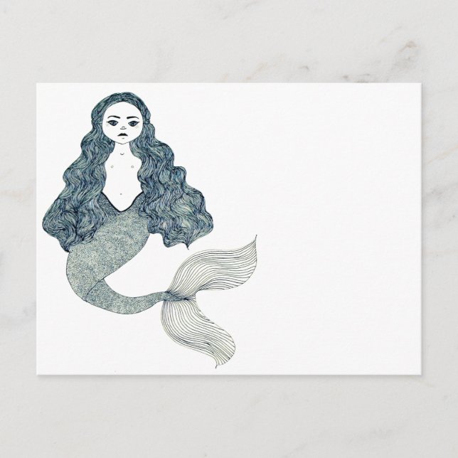 Mermaid Postcard (Front)