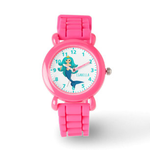 Mermaid princess girl watch