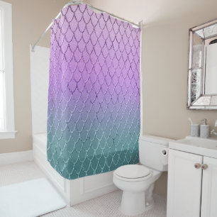 Mermaid Princess Scales 4 Shower Curtain