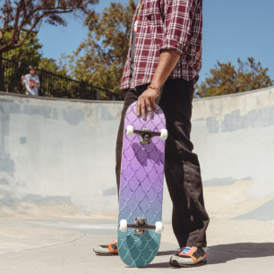 Mermaid Princess Scales 4 Skateboard