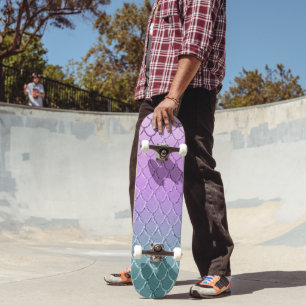 Mermaid Princess Scales 4a Skateboard
