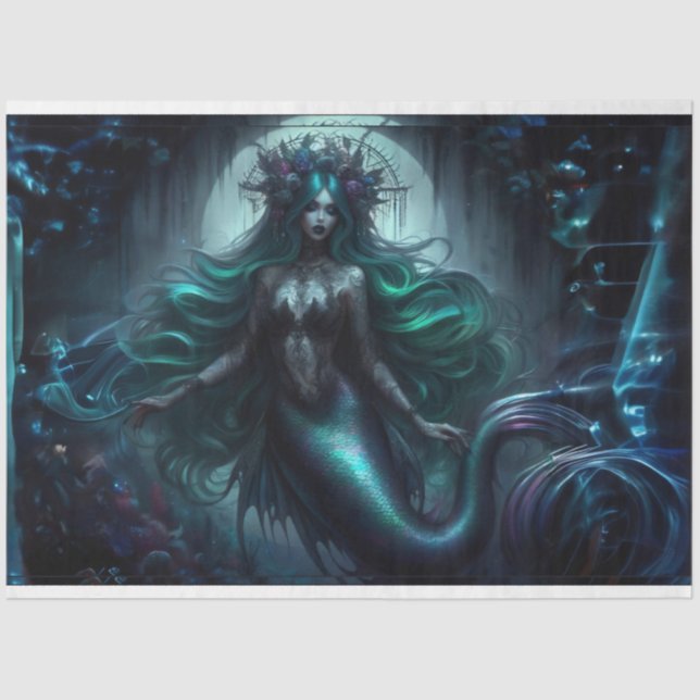 Mermaid Queen Tissue Paper (Front)