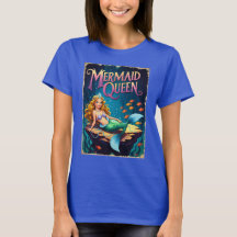 Mermaid Queen Womens Ocean Goddess Fantasy Tee