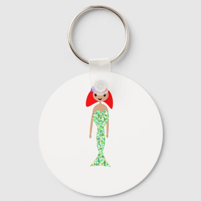 Mermaid Raibow tail Key Ring (Front)