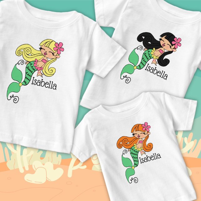 Mermaid Redhead T-Shirt (Creator Uploaded)