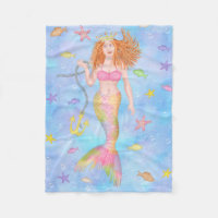 Mermaid Redhead Underwater Fish Fantasy Cute