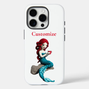 Mermaid Relaxing With Beverage Thunder_Cove iPhone 16 Pro Case