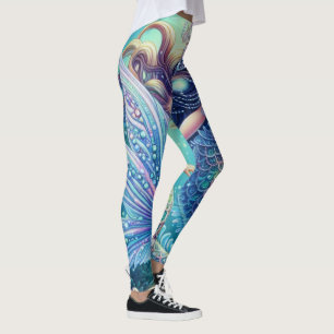 Mermaid’s Enchanted Underwater Realm Leggings