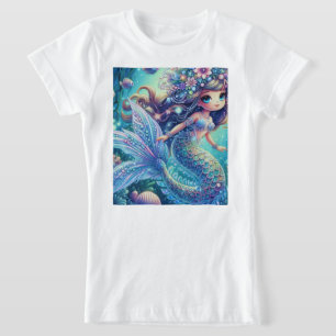Mermaid’s Enchanted Underwater Realm T-Shirt