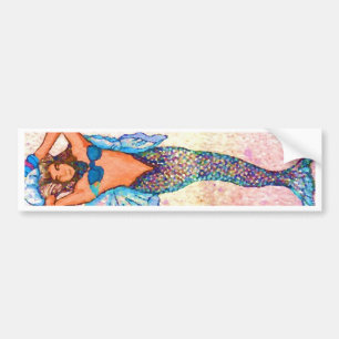 "Mermaid Sable"  CricketDiane Art & Design Bumper Sticker