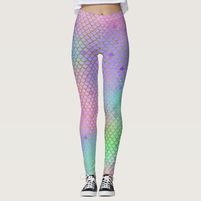 Mermaid Scale Leggings (Front)