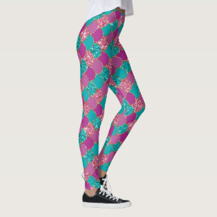 Mermaid Scale Leggings   Yoga & Boating Pants