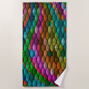 Mermaid Scales Beach Towel