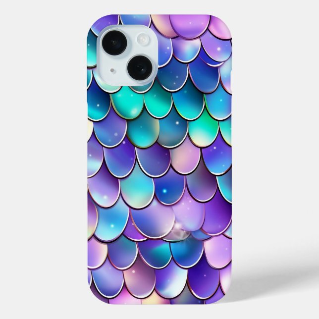 Mermaid Scales Case-Mate iPhone Case (Back)