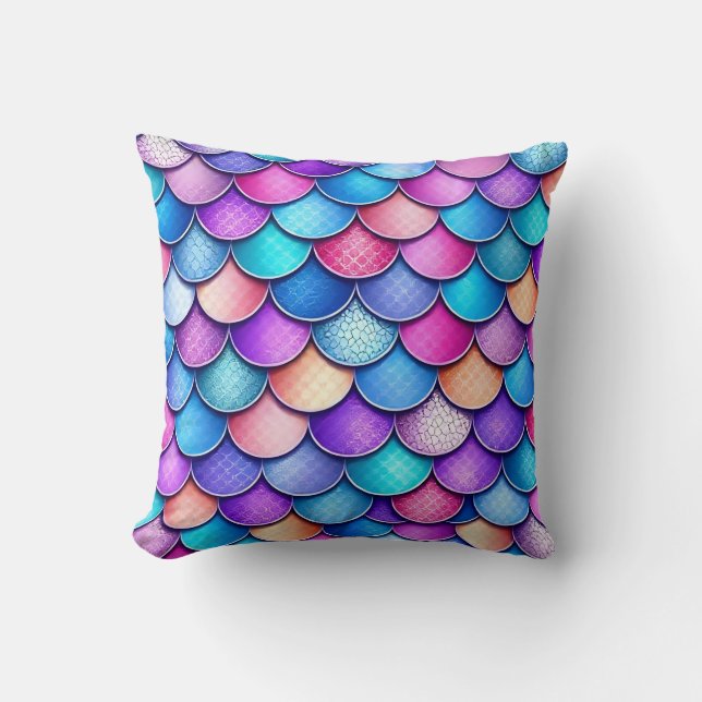 mermaid scales cushion (Front)
