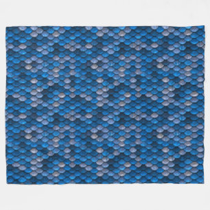 Mermaid Scales Fleece Blanket