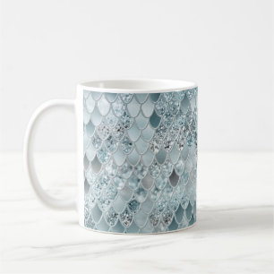Mermaid Scales Glam #13 (Faux Glitter) #decor #art Coffee Mug