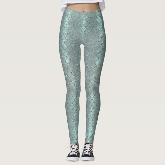 Mermaid Scales Leggings (Front)