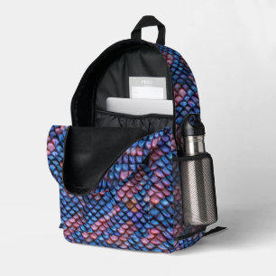 Mermaid Scales Printed Backpack