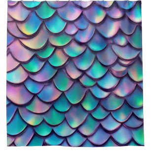 Mermaid Scales Shower Curtain