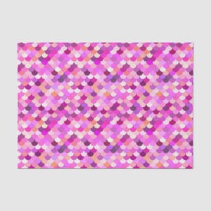 Mermaid Scales, Violet, Amethyst, and  Coral Tissue Paper