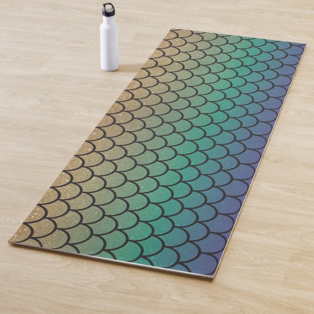 Mermaid Scales Yoga Mat (In Situ)