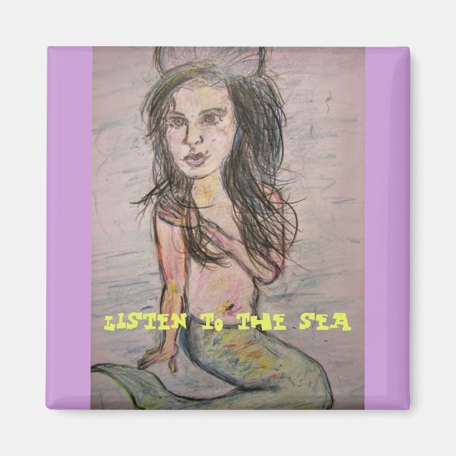 Mermaid Sea Magnet (Front)