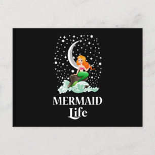 Mermaid Sea Mermaids Girl Funny Birthday Gift Idea Postcard