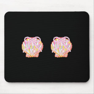 Mermaid Sea Shell Bra Costume For Girl And Women Mouse Mat