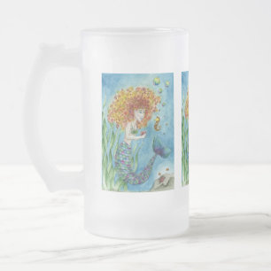 Mermaid - Seahorse  Extra Large Mug