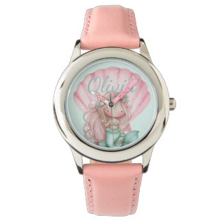 Mermaid Seashell Lovers Name  Watch