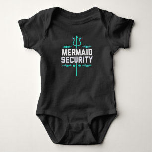 Mermaid Security Baby Bodysuit