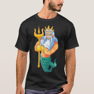 Mermaid Security Shirt _ Funny Merman Swimming Gif
