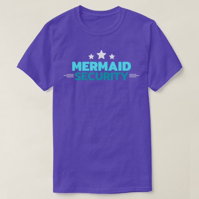 Mermaid Security Shirt Lifeguards (Design Front)